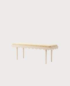 Banc Romance - Blanc cassé